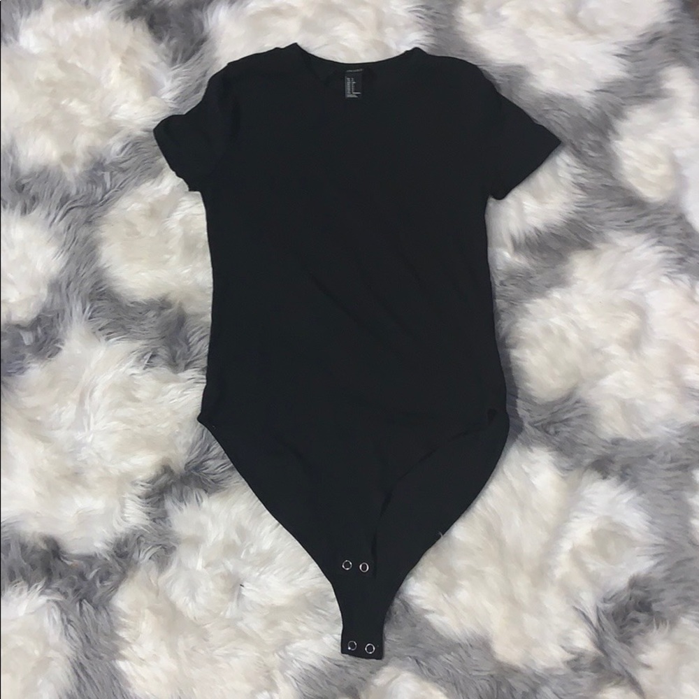 Black Forever 21 Bodysuit